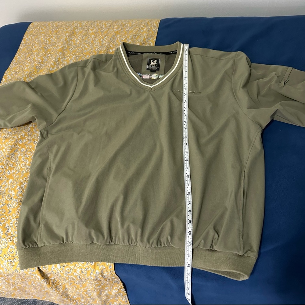 Men's Gear For Sport Flex Action Green V-Neck Pullover Jacket Size XL - Picture 8 of 11